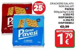 Supermercati Gulliver Gran Pavesi Il cracker offerta