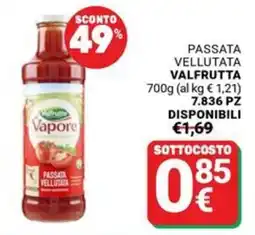 Supermercati Gulliver Passata vellutata Valfrutta offerta