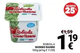 Supermercati Gulliver Robiola Nonno Nanni offerta