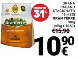 Supermercati Gulliver GranTerre Grana Padano offerta