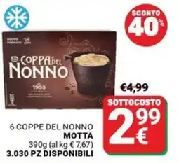 Supermercati Gulliver Coppa del Nonno Motta offerta