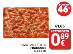 Supermercati Gulliver Pizza panettiere francone all'etto offerta