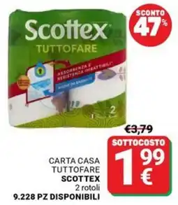 Supermercati Gulliver Carta casa tuttofare Scottex offerta
