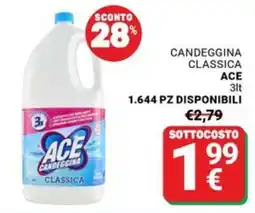 Supermercati Gulliver Candeggina classica Ace offerta