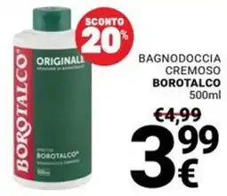 Supermercati Gulliver Bagnodoccia cremoso Borotalco offerta
