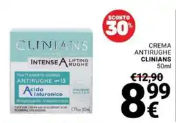 Supermercati Gulliver Crema antirughe Clinians offerta