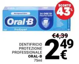 Supermercati Gulliver Dentifricio protezione professionale Oral-B offerta