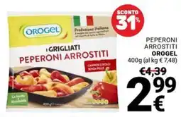 Supermercati Gulliver Peperoni arrostiti Orogel offerta