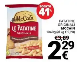 Supermercati Gulliver Le patatine originali McCain offerta