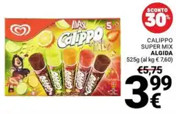 Supermercati Gulliver Calippo Super Mix Algida offerta