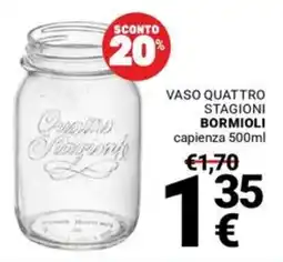 Supermercati Gulliver Vaso quattro stagioni bormioli offerta