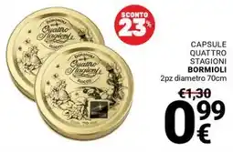 Supermercati Gulliver Capsule quattro stagioni Bormioli offerta