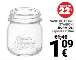 Supermercati Gulliver Vaso quattro stagioni Bormioli offerta