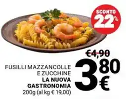 Supermercati Gulliver Fusilli mazzancolle e zucchine la nuova gastronomia offerta