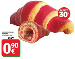 Supermercati Gulliver Croissant pink Buonini offerta