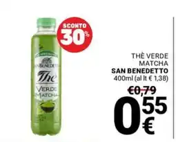 Supermercati Gulliver The Verde Matcha San Benedetto offerta