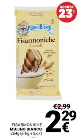 Supermercati Gulliver Fisarmoniche Cereali Mulino Bianco offerta