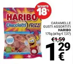 Supermercati Gulliver Caramelle gusti assortiti Haribo offerta