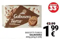 Supermercati Gulliver Biscotti Turco Galbusera offerta