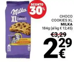 Supermercati Gulliver Milka Choco Cookies XL offerta