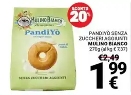 Supermercati Gulliver PandiYò senza zuccheri aggiunti Mulino Bianco offerta
