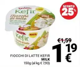 Supermercati Gulliver Fiocchi di latte Kefir Milk offerta