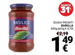Supermercati Gulliver Basilico Barilla offerta
