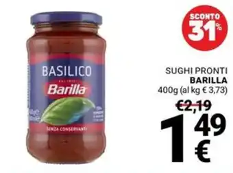 Supermercati Gulliver Basilico Barilla offerta