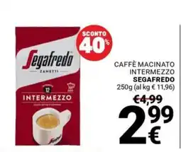 Supermercati Gulliver Caffè macinato Intermezzo Segafredo offerta