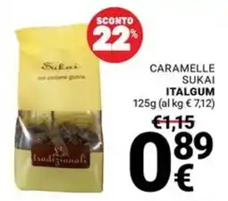 Supermercati Gulliver Caramelle Sukai offerta