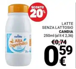 Supermercati Gulliver Latte senza lattosio Candia offerta