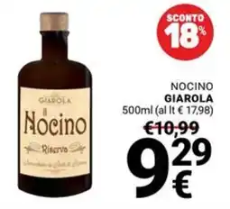 Supermercati Gulliver Nocino Giarola offerta