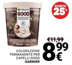 Supermercati Gulliver Colorazione permanente per capelli Good Garnier offerta