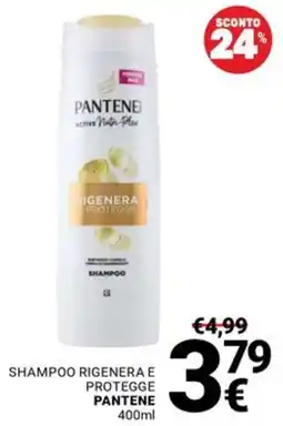 Supermercati Gulliver Shampoo rigenera e protegge pantene offerta