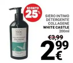 Supermercati Gulliver Siero intimo detergente collagene white castle offerta