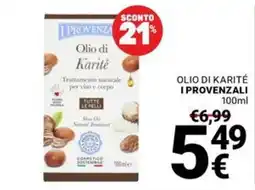 Supermercati Gulliver Olio di Karité I Provenzali offerta
