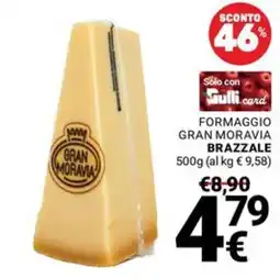 Supermercati Gulliver Formaggio Gran Moravia Brazzale offerta