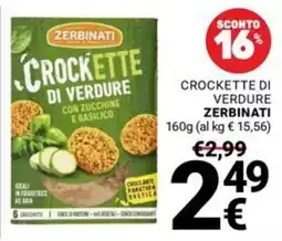 Supermercati Gulliver Crocette di verdure Zerbinati offerta