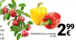 Supermercati Gulliver Peperoni gialli/rossi offerta