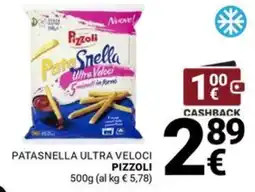 Supermercati Gulliver Patasnella ultra veloci Pizzoli offerta