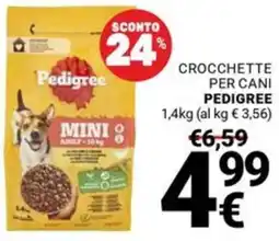 Supermercati Gulliver Crocchette per cani Pedigree Mini Adult offerta