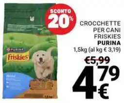 Supermercati Gulliver Crocchette per cani Friskies Purina offerta