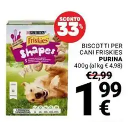 Supermercati Gulliver Biscotti per cani Friskies Purina offerta