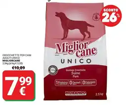 Supermercati Gulliver Crocchette per cani adulti unico MigliorCane offerta