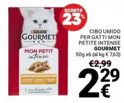 Supermercati Gulliver Gourmet Mon Petit intense offerta