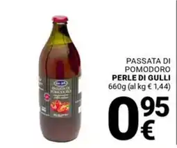 Supermercati Gulliver Passata di pomodoro perle di gulli offerta