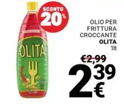Supermercati Gulliver Olio per frittura croccante Olita offerta