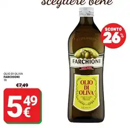 Supermercati Gulliver Olio di oliva Farchioni offerta