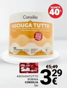 Supermercati Gulliver Asciugatutto bobina Consilia offerta