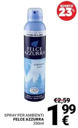 Supermercati Gulliver Spray per ambienti Felce Azzurra offerta